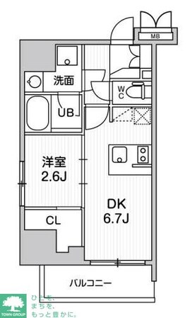 SYFORME大井町IIの物件間取画像